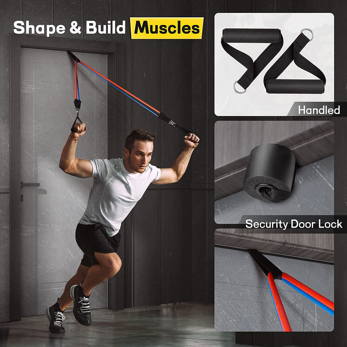 Elite Resistance Band Set – 11-in-1 Home Gym Kit