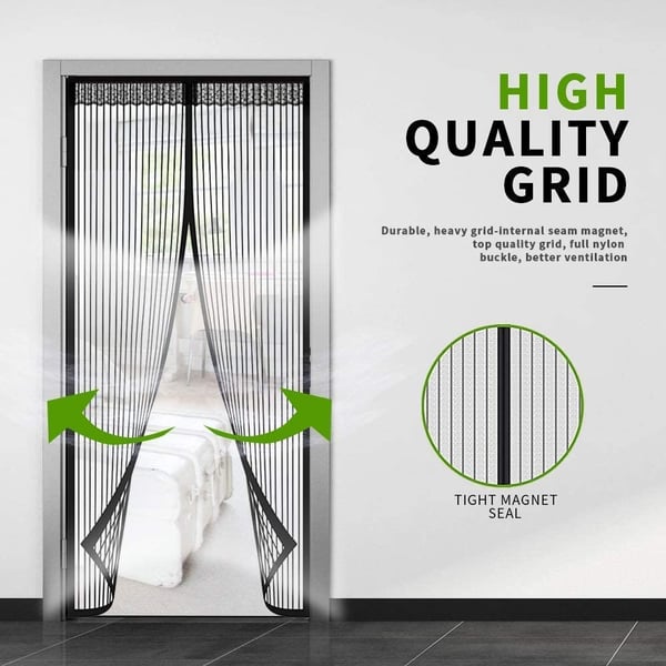 Magnetic Mesh Screen Door