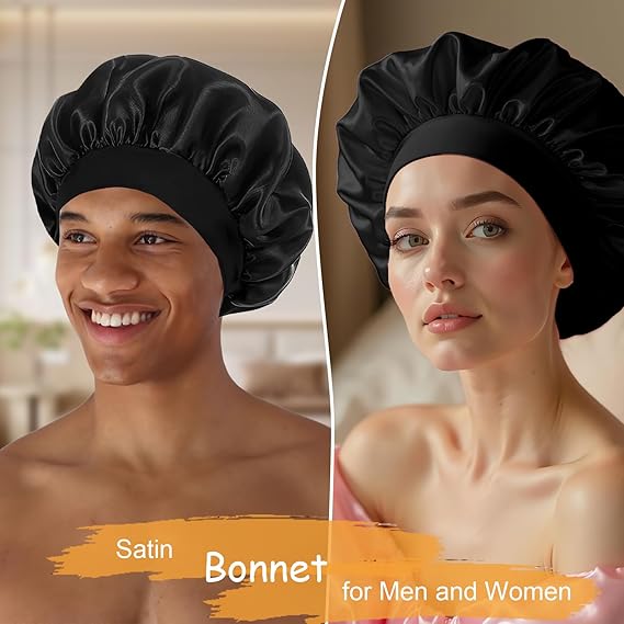 Elite™ Satin Bonnet — Stays On All Night