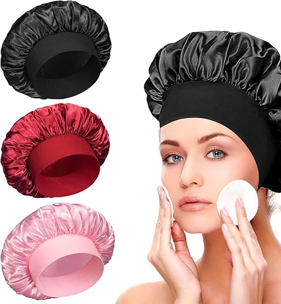 Elite™ Satin Bonnet — Stays On All Night
