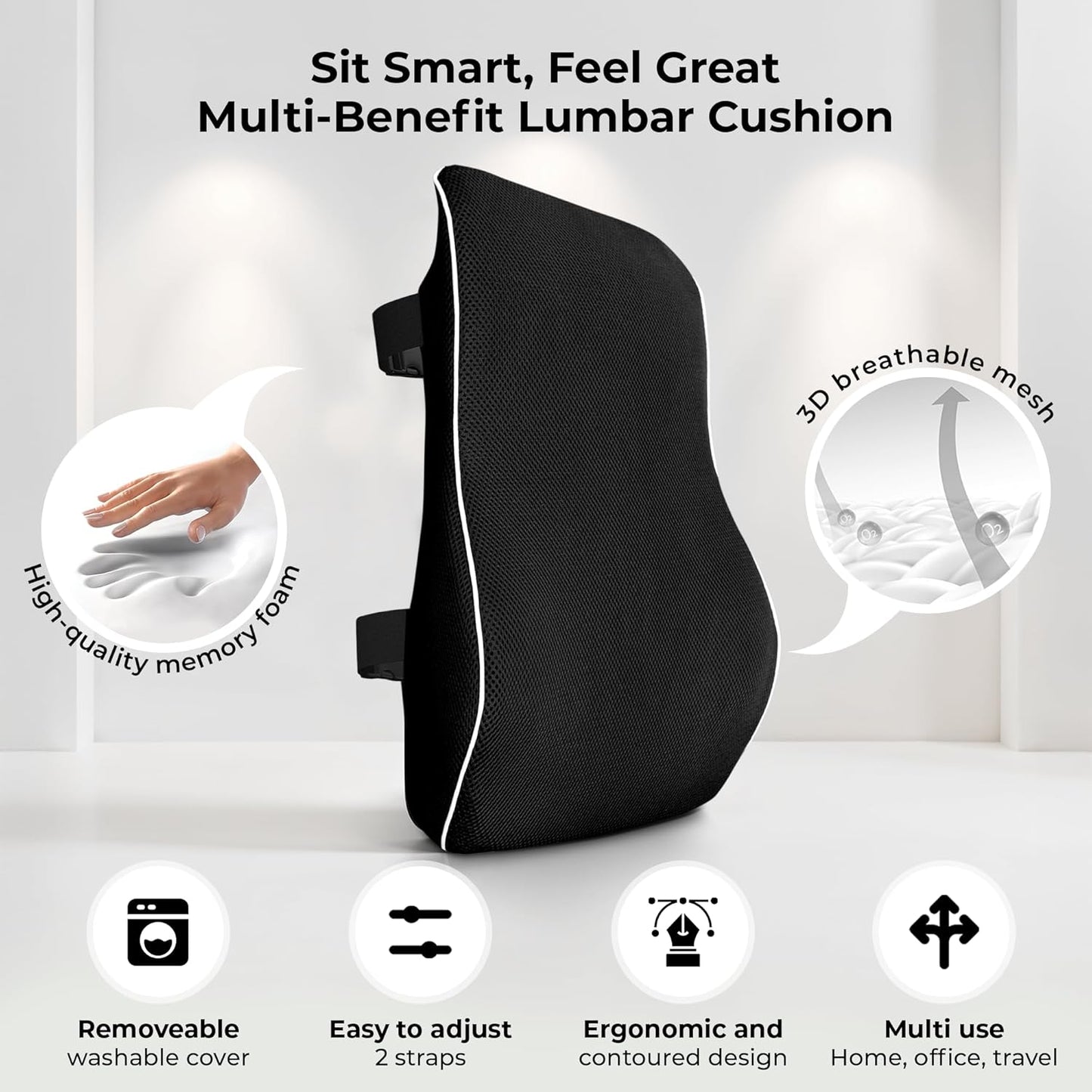 Elite™ OrthoForm Memory Backrest
