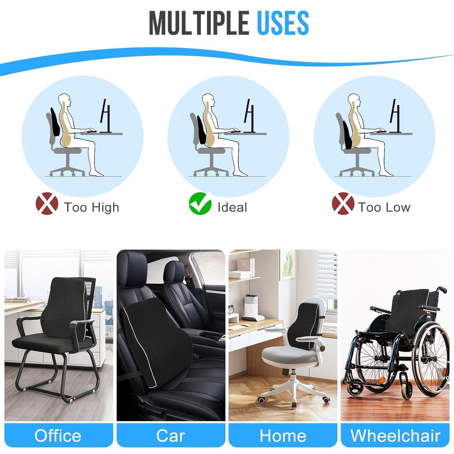 Elite™ OrthoForm Memory Backrest