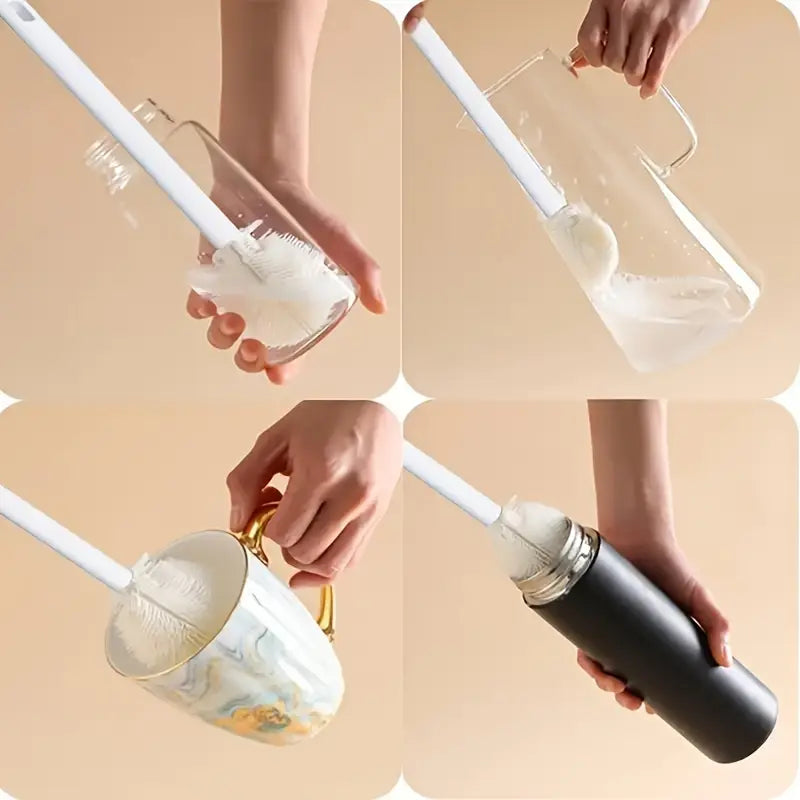 360° Silicone Bottle Brush – Foldable & Deep Clean