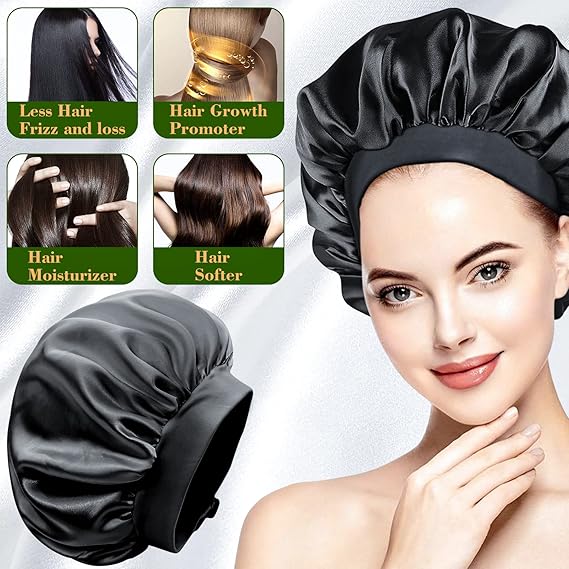 Elite™ Satin Bonnet — Stays On All Night