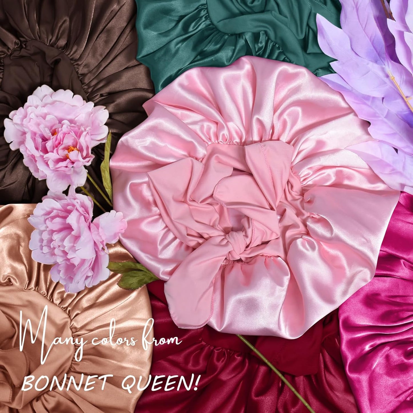 Elite™ Satin Bonnet — Stays On All Night