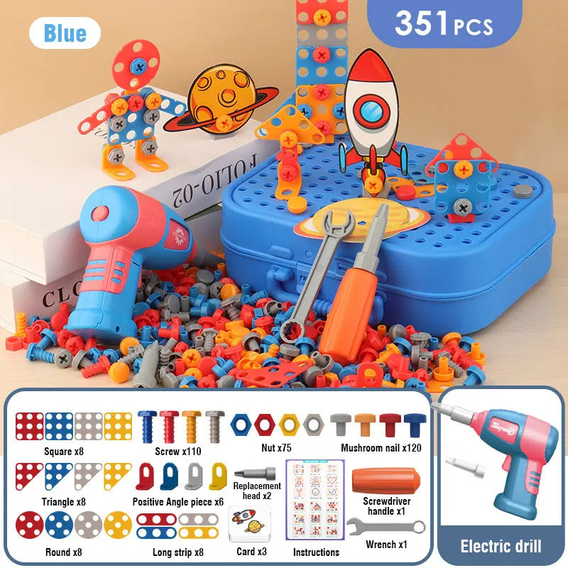 Electric Drill Assembly Puzzle Toy