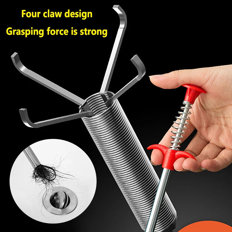 4-Claw Drain Clog Remover
