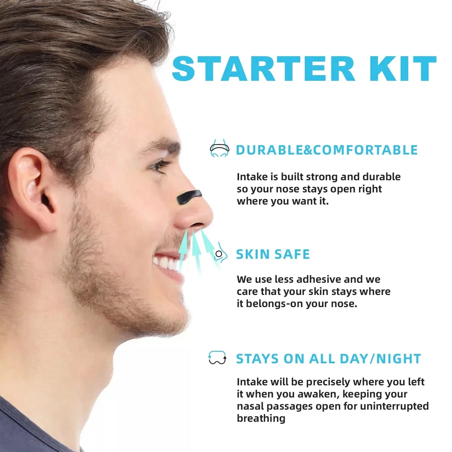 Anti-Snoring Magnetic Nose Clip | Better Sleep & Easy Breathing! ๐