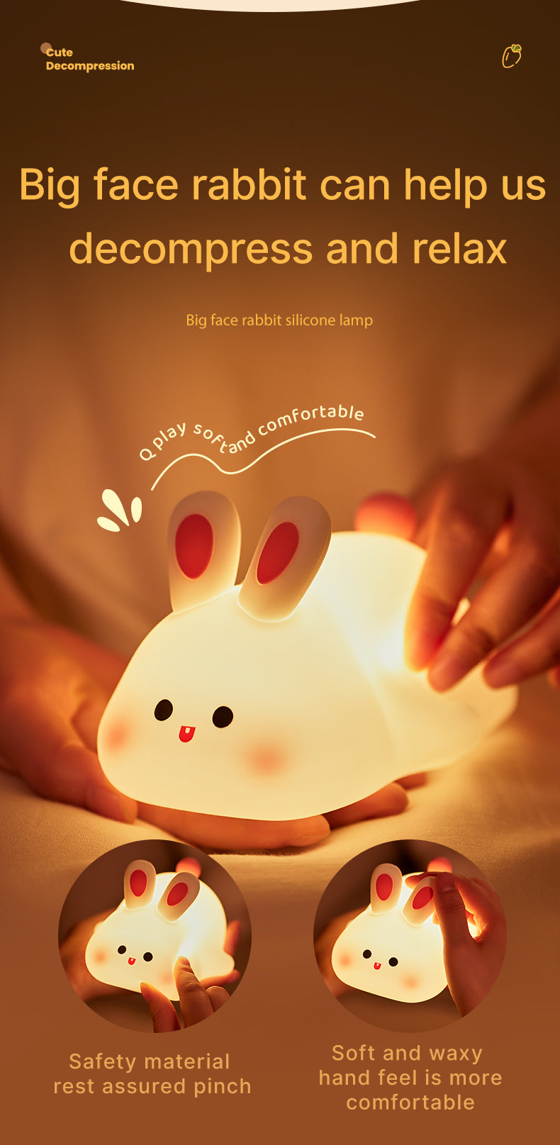 Touch Bunny Night Light