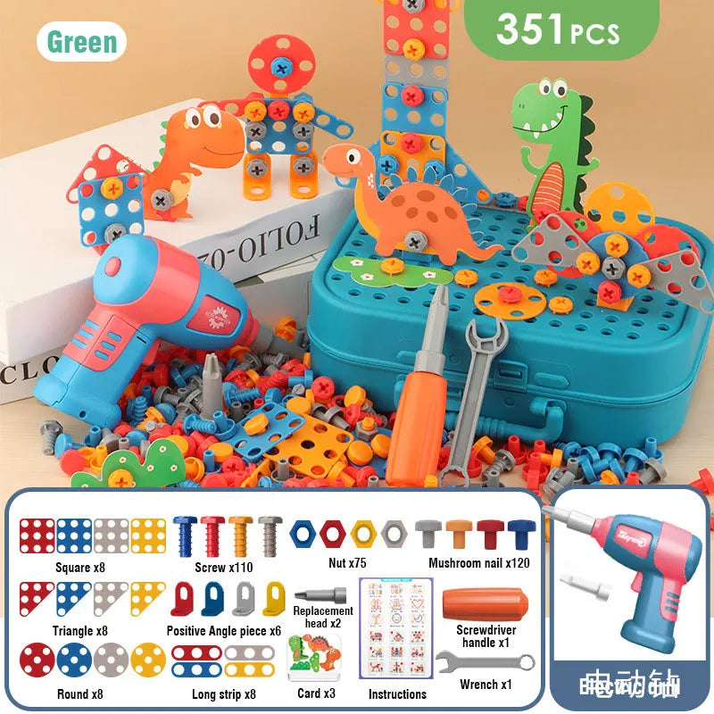 Electric Drill Assembly Puzzle Toy
