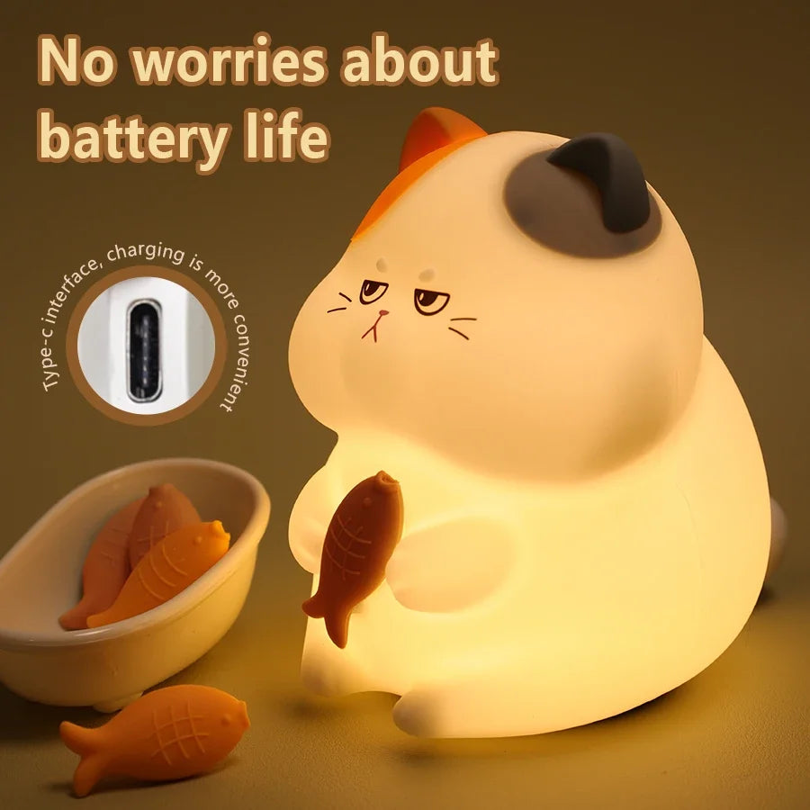 Gluttonous Cat Night Light ๐ ๐