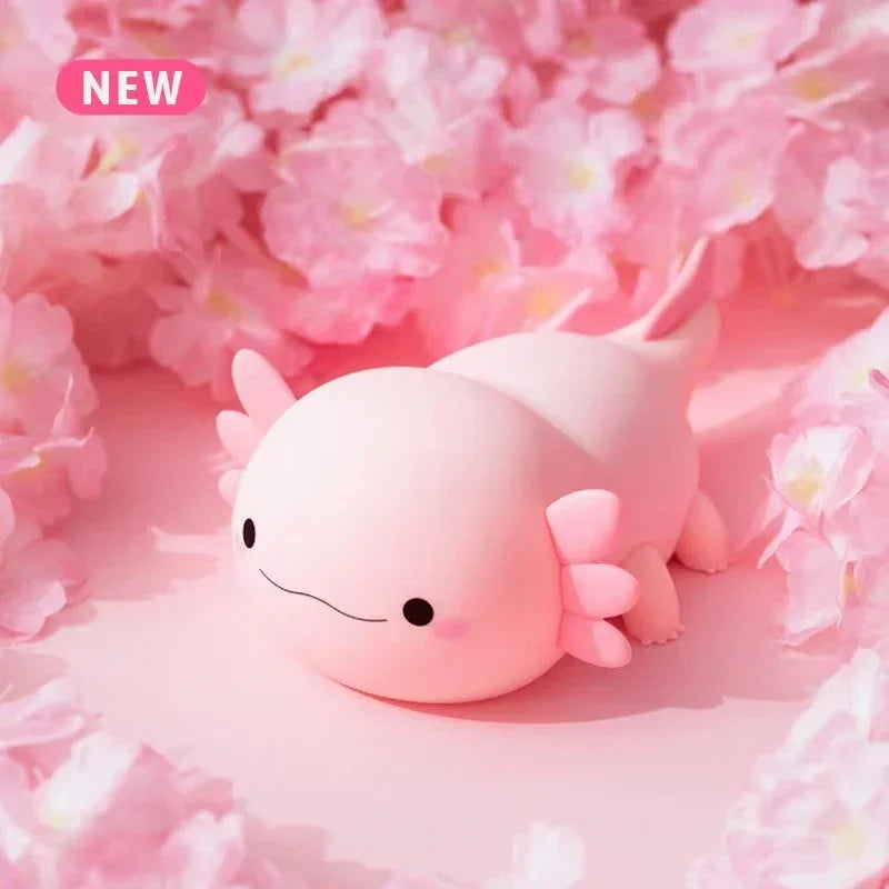Axolotl Silicone Night Light 🌸🦎