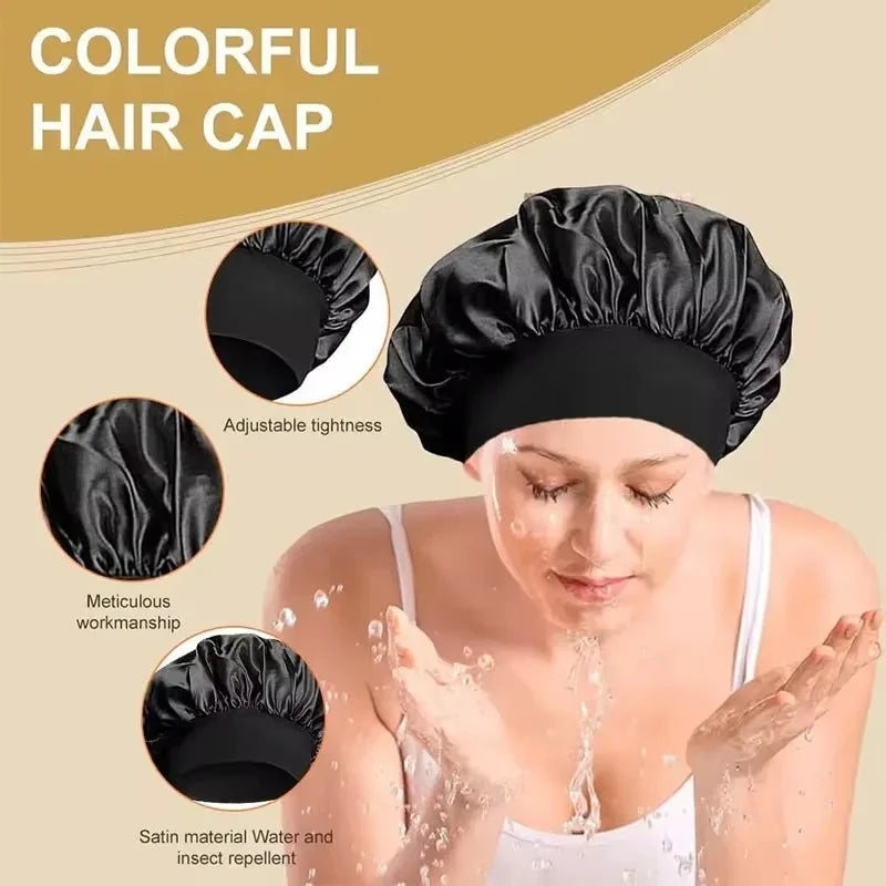 Elite™ Satin Bonnet — Stays On All Night