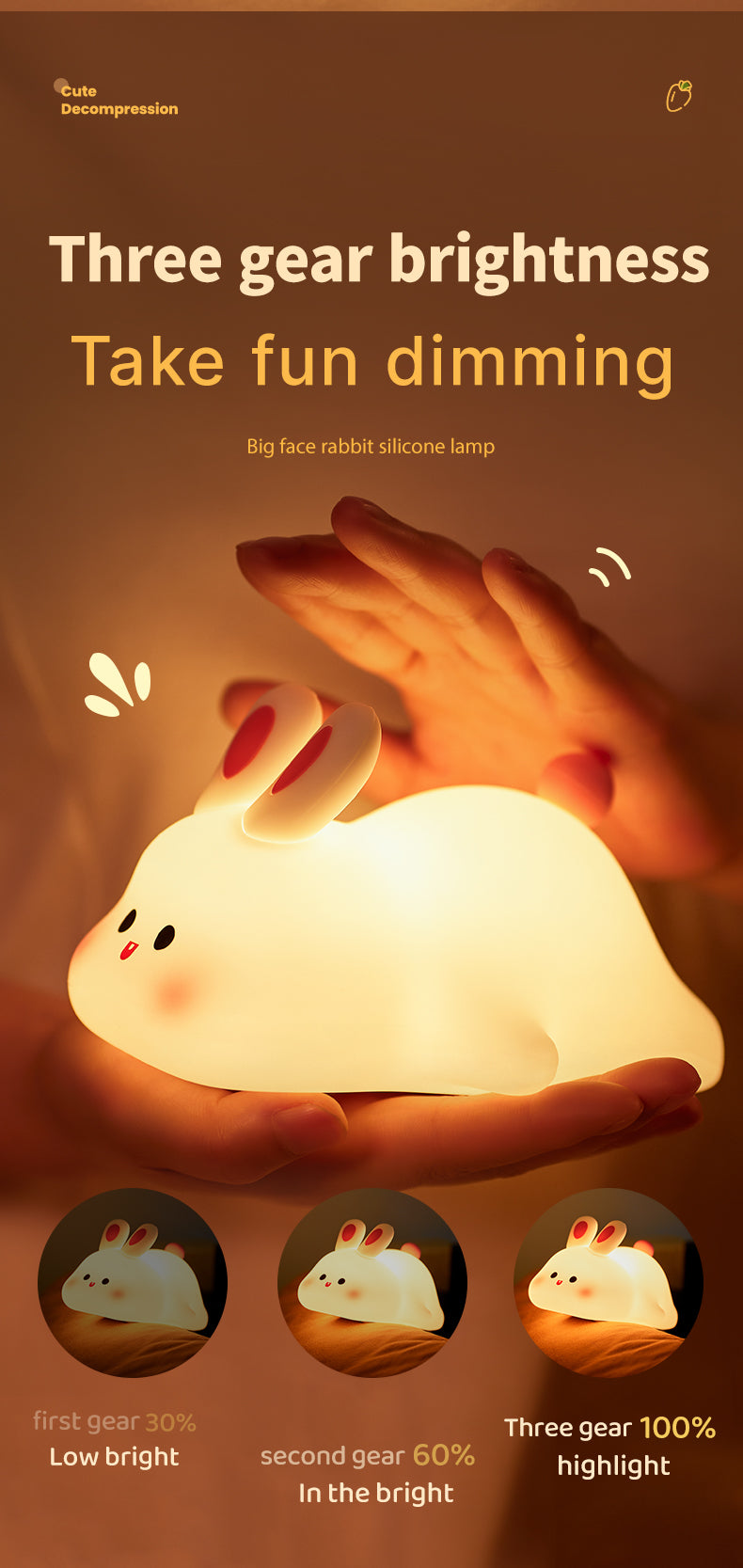 Touch Bunny Night Light