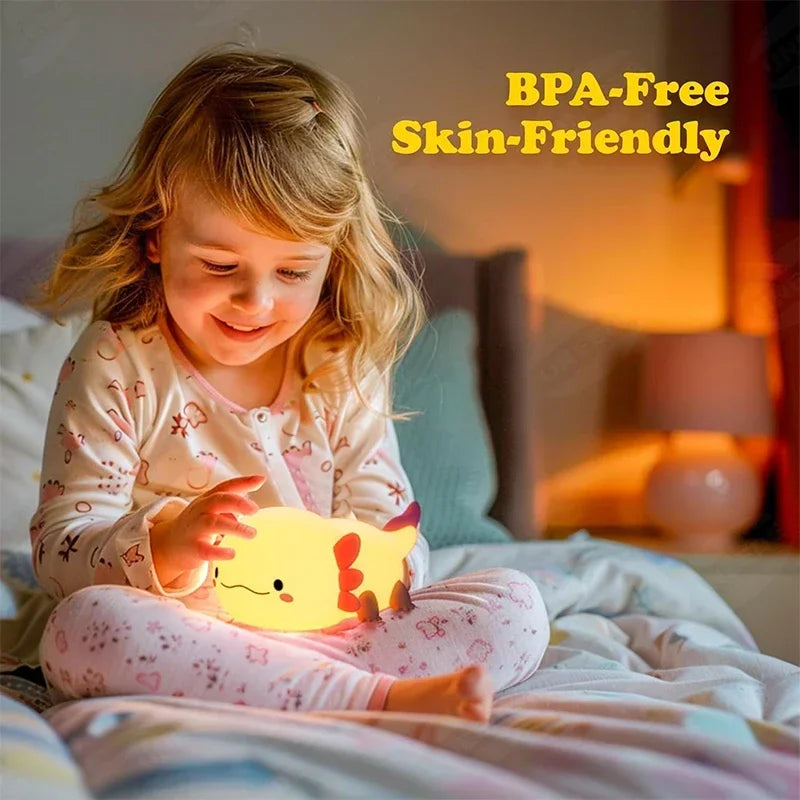 Axolotl Silicone Night Light 🌸🦎