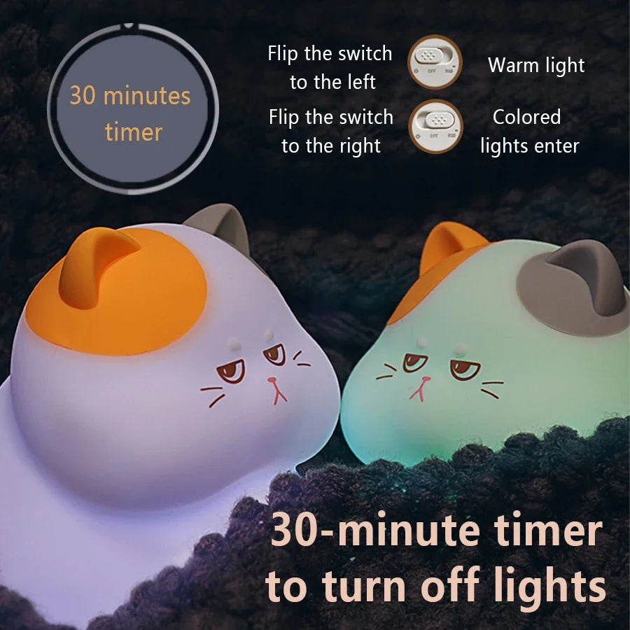Gluttonous Cat Night Light ๐ ๐