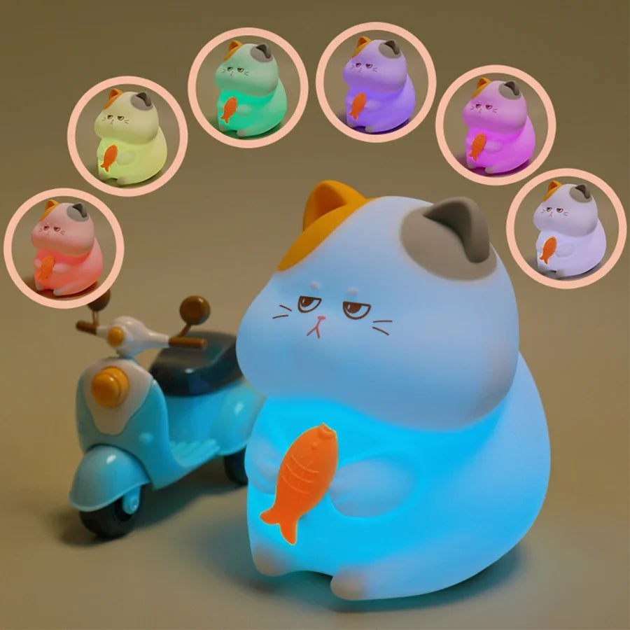 Gluttonous Cat Night Light ๐ ๐