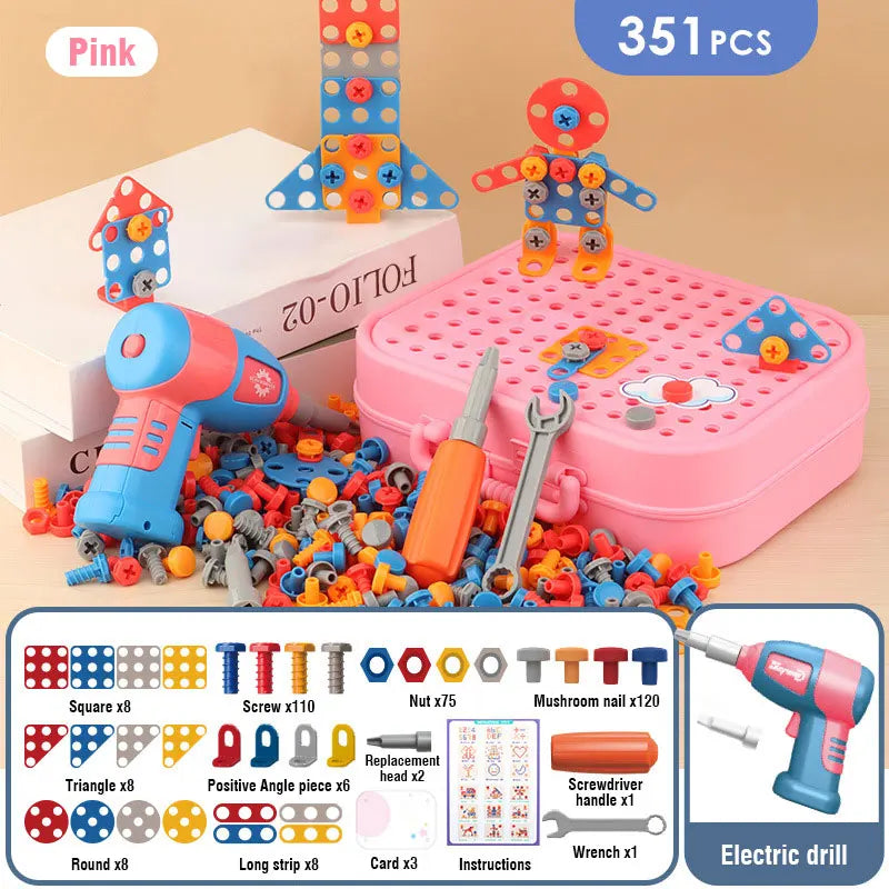 Electric Drill Assembly Puzzle Toy