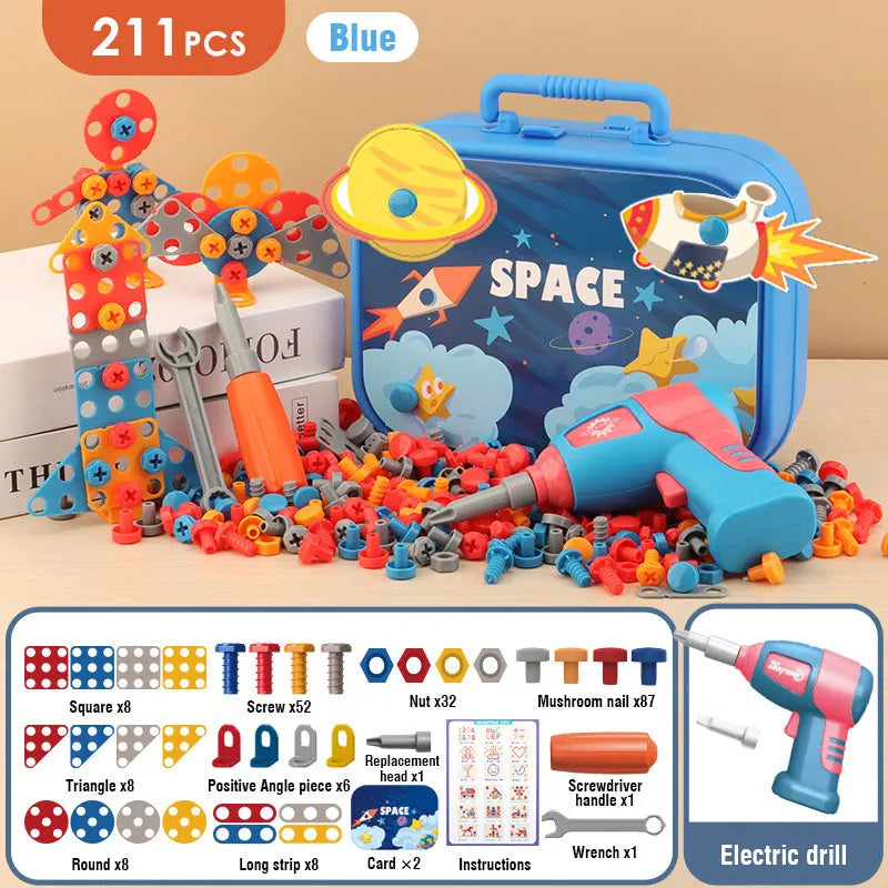 Electric Drill Assembly Puzzle Toy