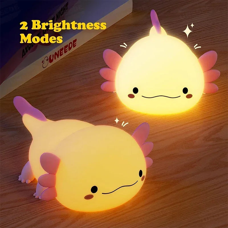 Axolotl Silicone Night Light 🌸🦎