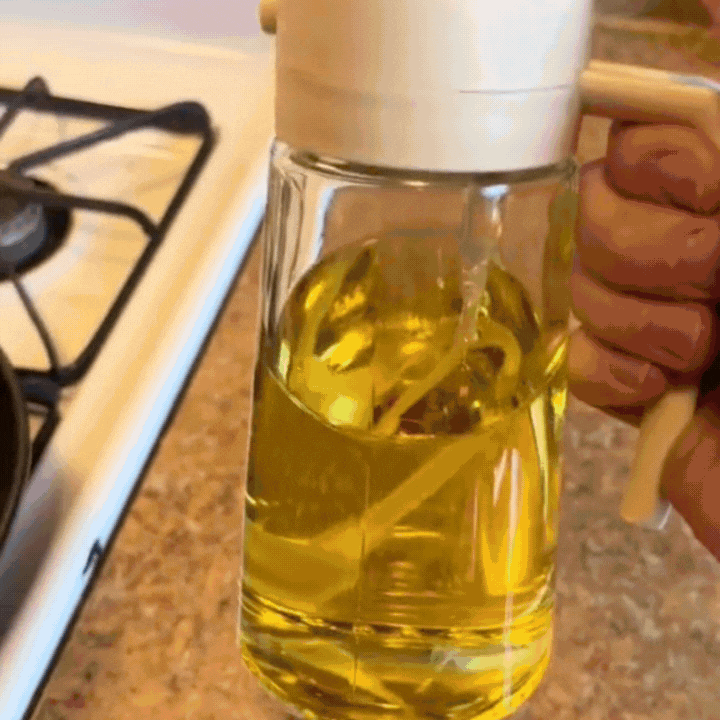 Premium 2-in-1 Oil Spray & Pour Bottle