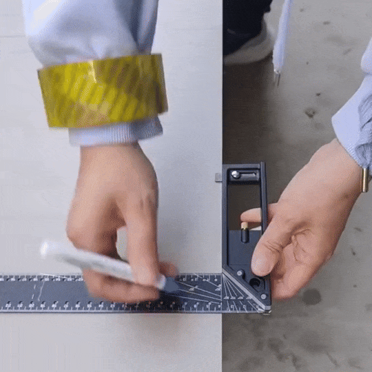 Elite Precision Right Angle Marking Ruler (30/40cm)