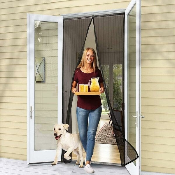 Magnetic Mesh Screen Door