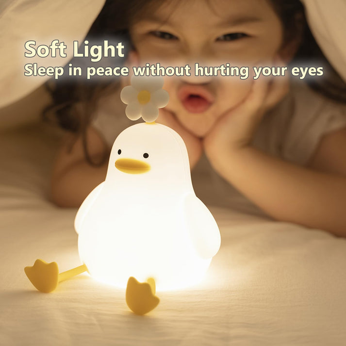 Silicone Duck Touch Lamp 🐤✨