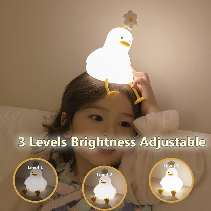 Silicone Duck Touch Lamp 🐤✨