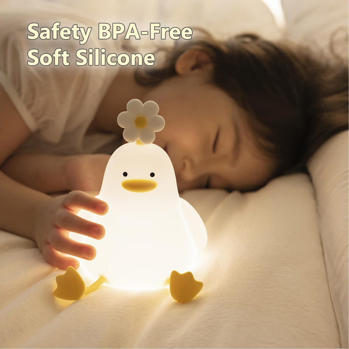 Silicone Duck Touch Lamp 🐤✨