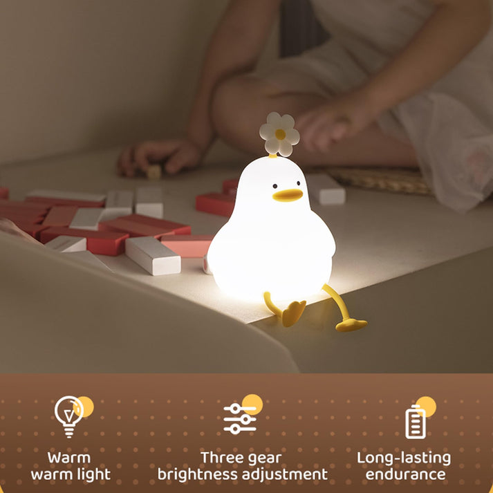 Silicone Duck Touch Lamp 🐤✨