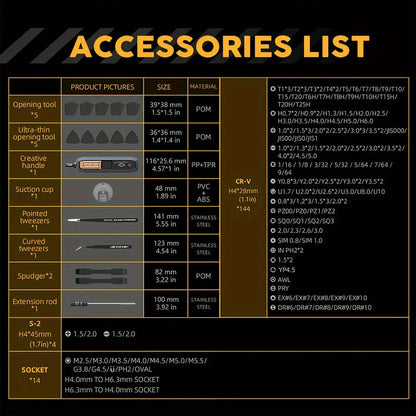 180 In 1 Precision Screwdriver Set