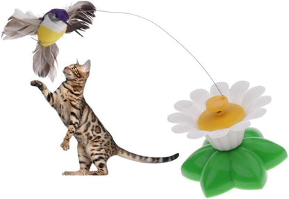 360° Rotating Cat Toy with Teasers