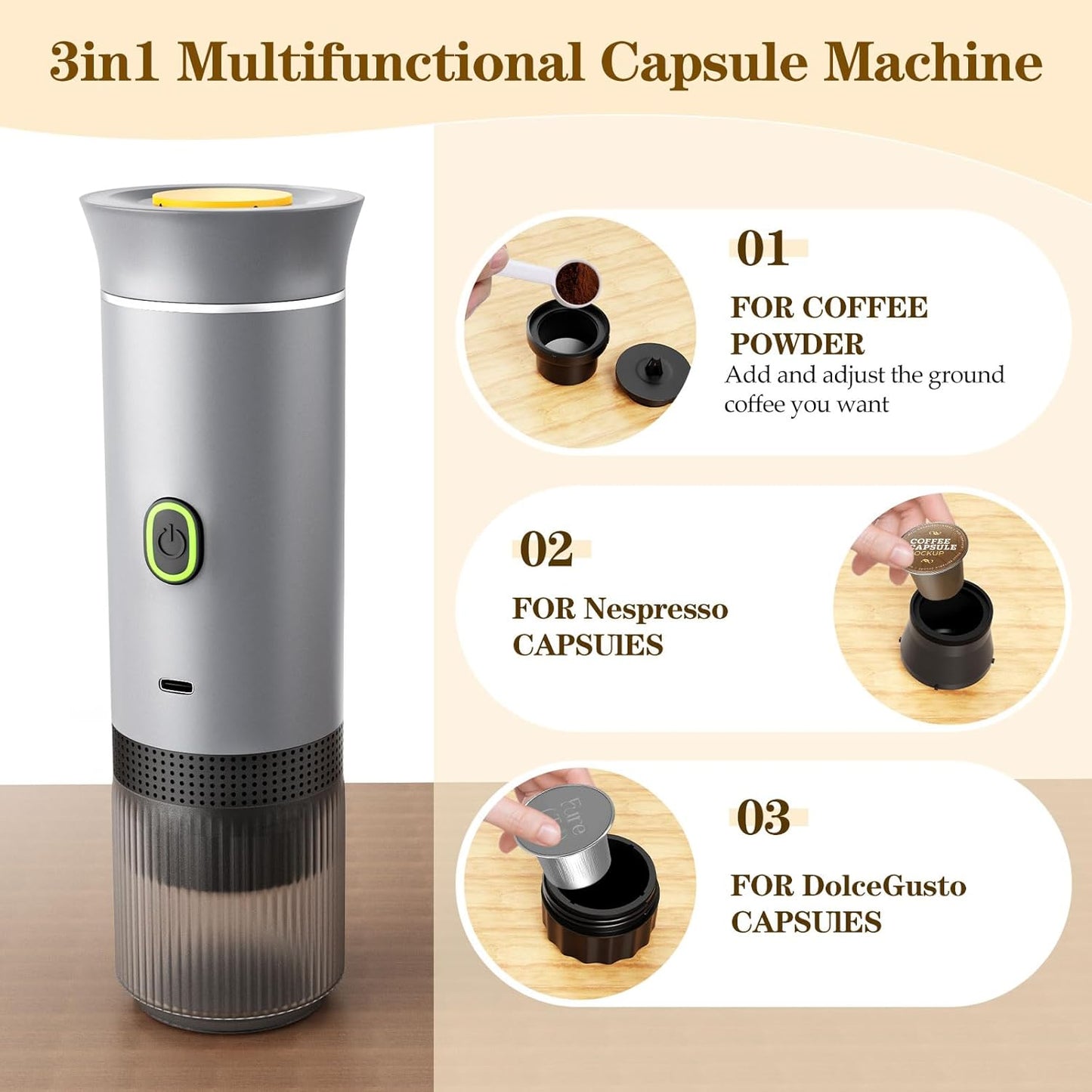 Elite™ Portable Espresso Maker