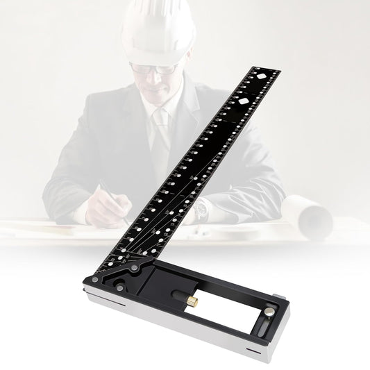 Elite Precision Right Angle Marking Ruler (30/40cm)