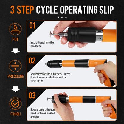 Elite™ Mini Handheld Concrete Nail Gun