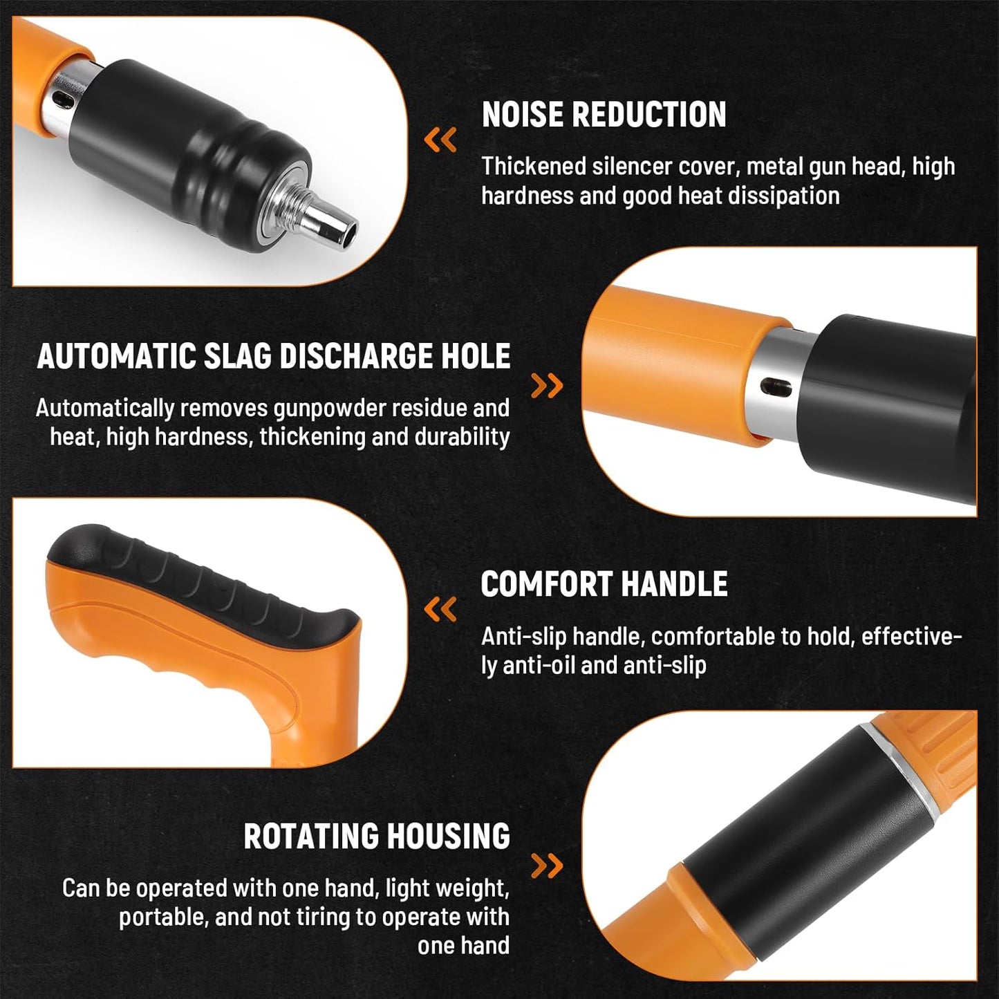 Elite™ Mini Handheld Concrete Nail Gun