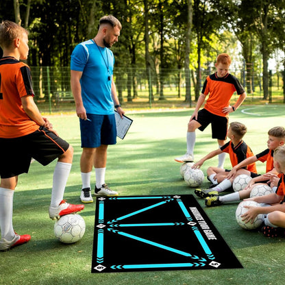 Non-Slip Football Training Mat – Foldable, Indoor/Outdoor Use