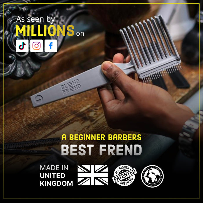 Blend Frend Professional Fade Comb – Ultimate Comfort & Precision for Perfect Cuts