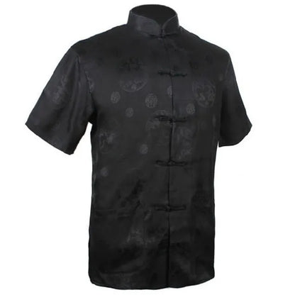 Chinese Silk Satin Kung Fu Shirt