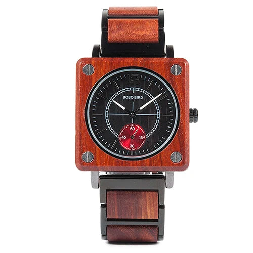 Elegant Wooden Waterproof  Watch