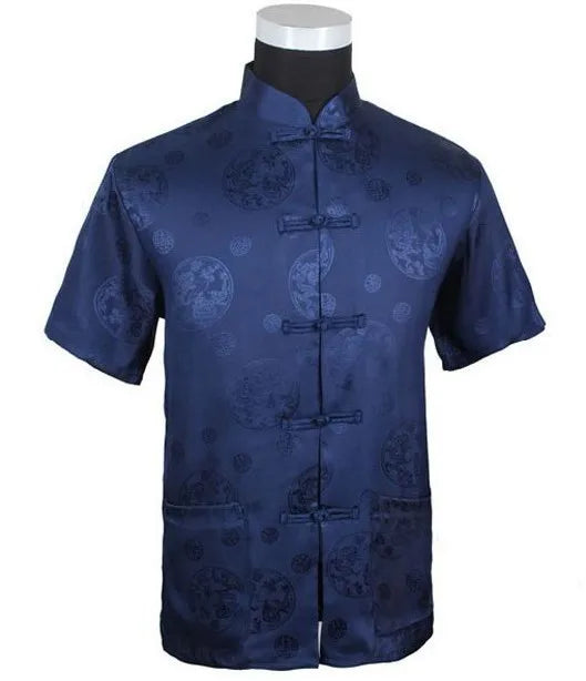 Chinese Silk Satin Kung Fu Shirt