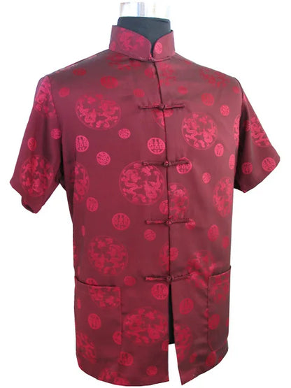 Chinese Silk Satin Kung Fu Shirt