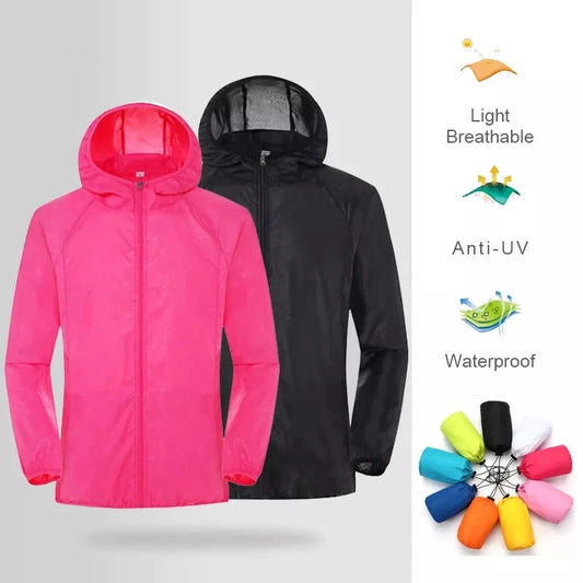 Unisex Waterproof Quick-Dry Hiking Jacket