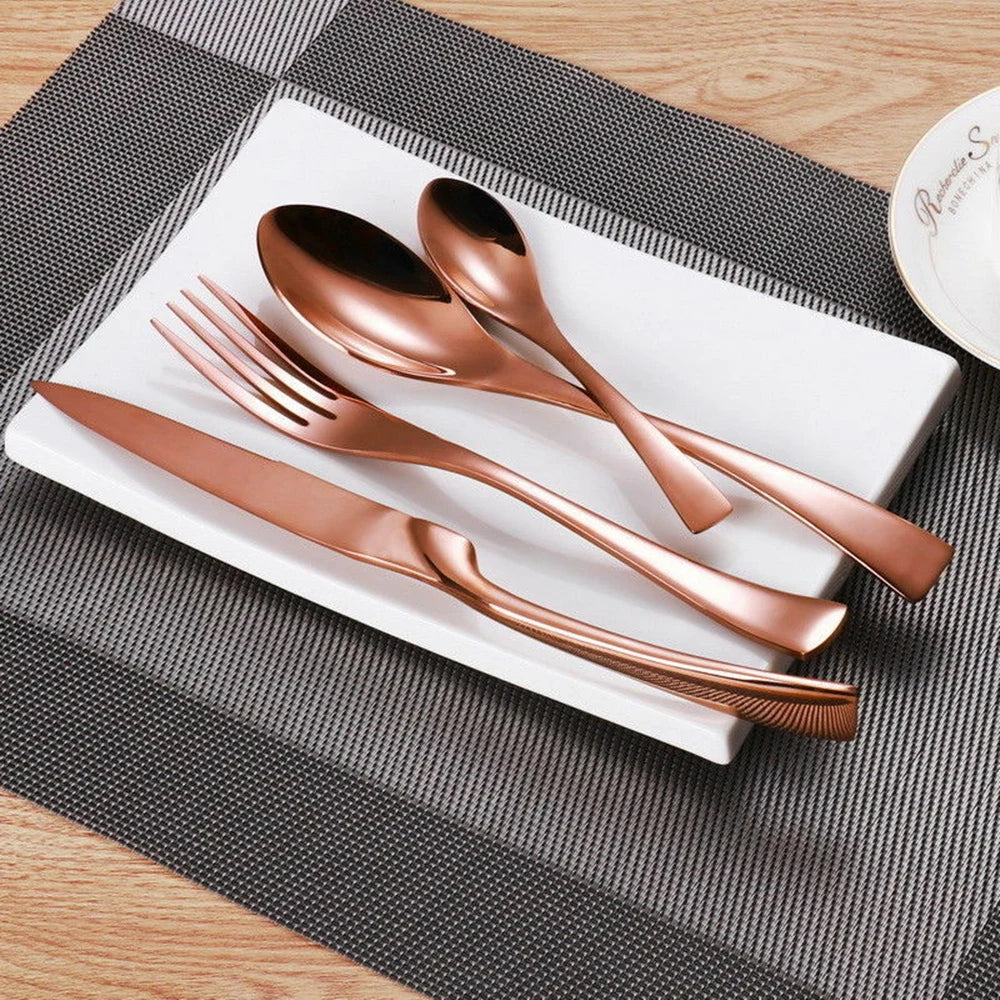 4-Piece Luxury Stainless Steel Cutlery Set