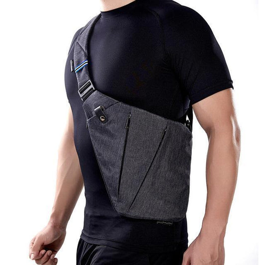 Anti Theft Single Shoulder Compact Crossbody Bag for Men