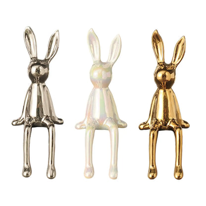 Rabbit Statues Modern Nordic Decor