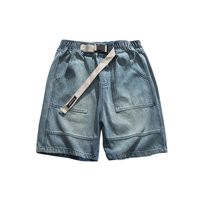 Fashion Casual Denim Cargo Shorts