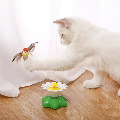 360° Rotating Cat Toy with Teasers