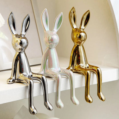 Rabbit Statues Modern Nordic Decor